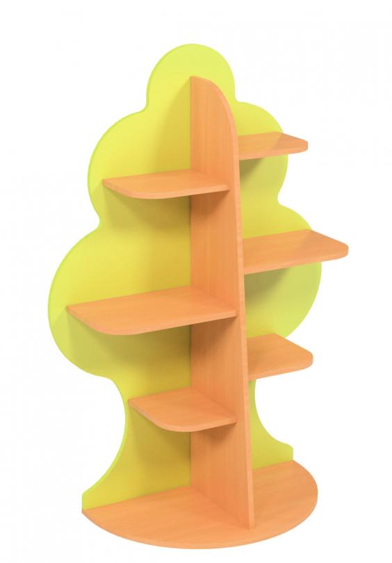 Стелаж "Дерево" з МДФ АНШАР ГРУП (59726), 1010х450х1500 мм.